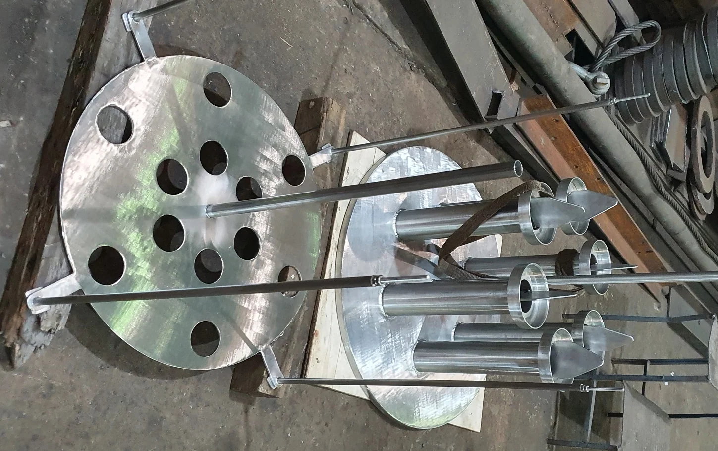 Soportes de cartuchos filtrantes decapados y pasivados